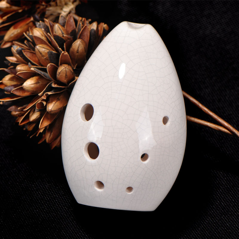 Ocarina Ceramic - 8-Loch Xun Orff F Tone Crack