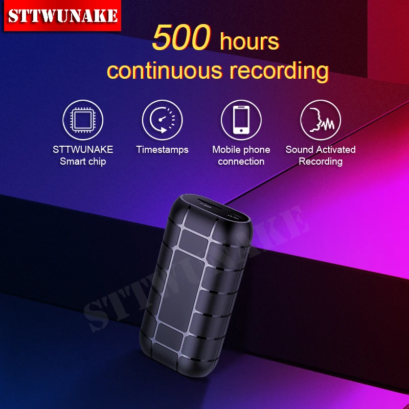 Audio Music Recorder - versteckt Spion 500 Stunden Diktiergerät Diktiergerät