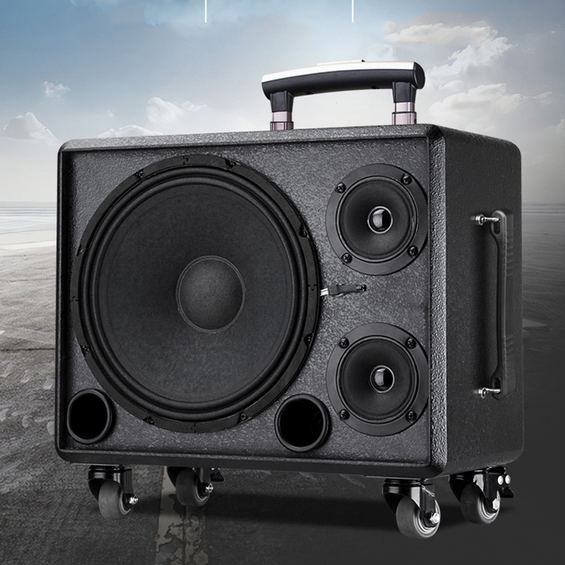 Music Song Audio - Outdoor-Lautsprecher mit Tragegriff Tragbarer Bluetooth-Lautsprecher K-Song