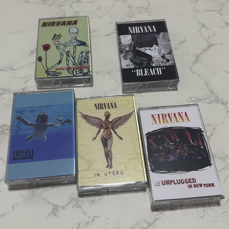 Music Audiobook - Westliche Rockmusik-Kassette Ungeöffnet mit Liedtextbuch Retro