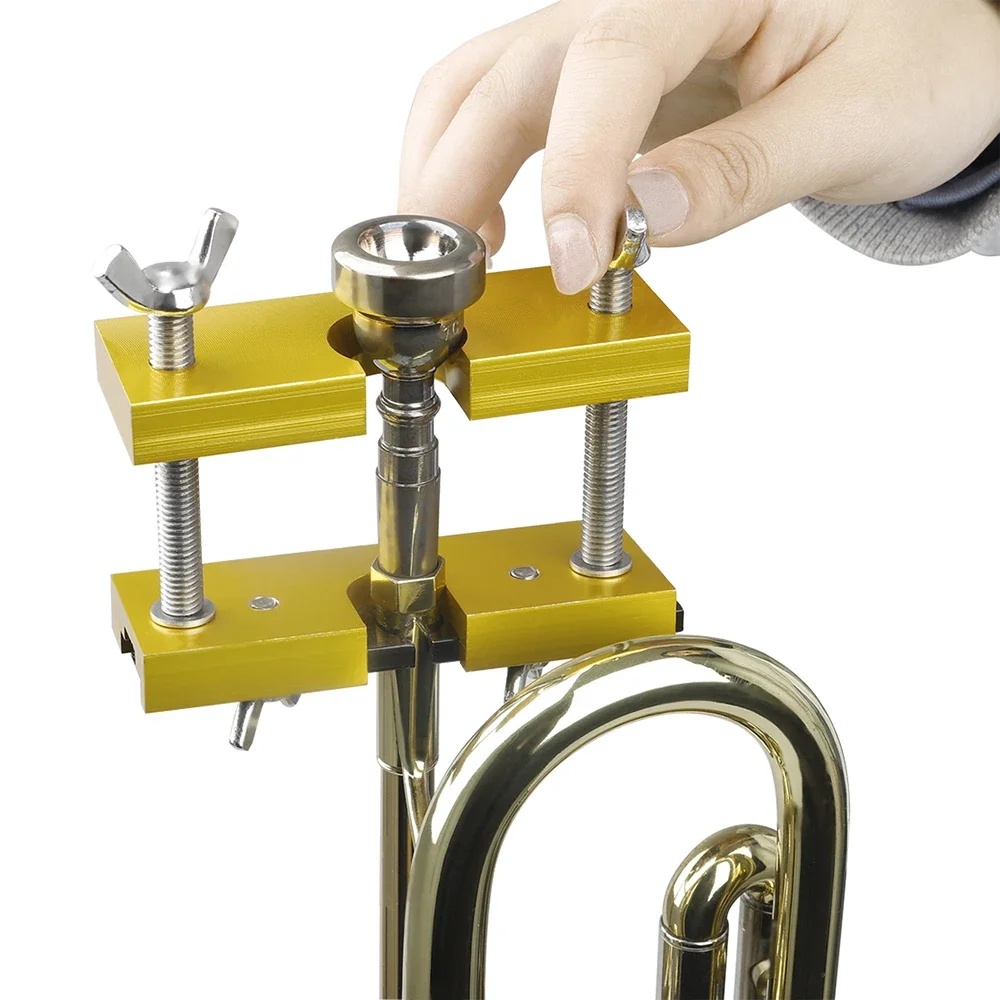 Trombone Mouthpiece - Trompeten mundstück Abzieher Messing Mundent ferner