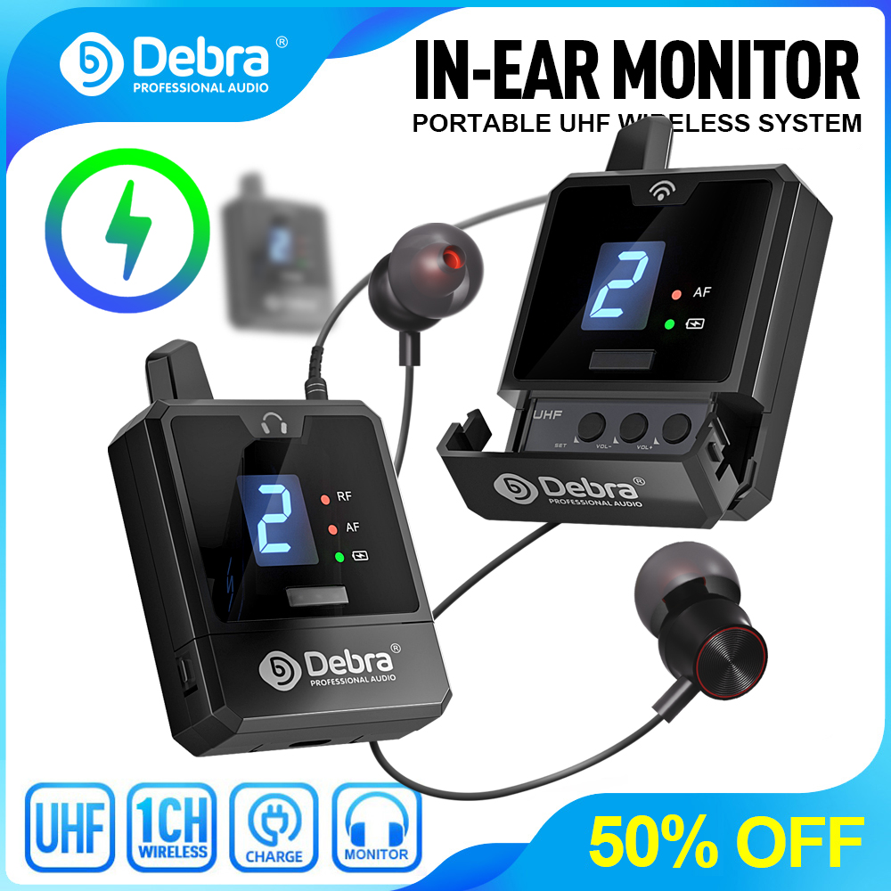 Audio Music Recorder - Debra UHF IEM Drahtloses In-Ear-Monitor-System Audio-Mini