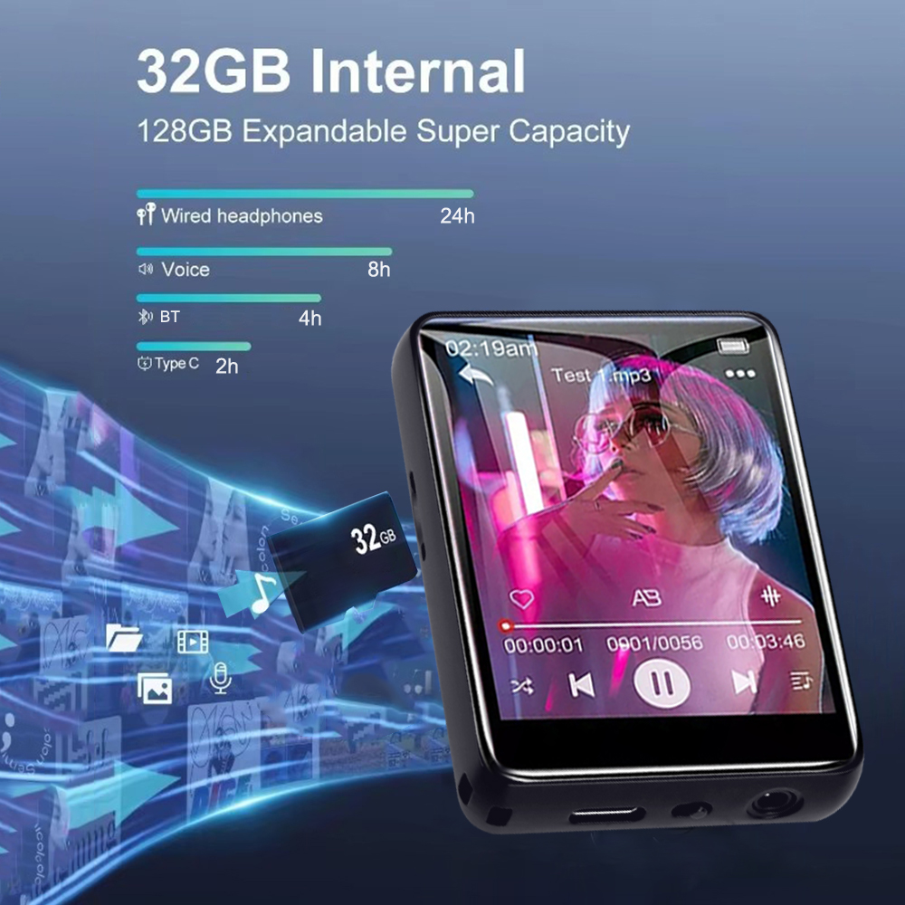 128 GB 2,4 Zoll Touchscreen Bl – Audio Music Recorder Bewertung und Preis
