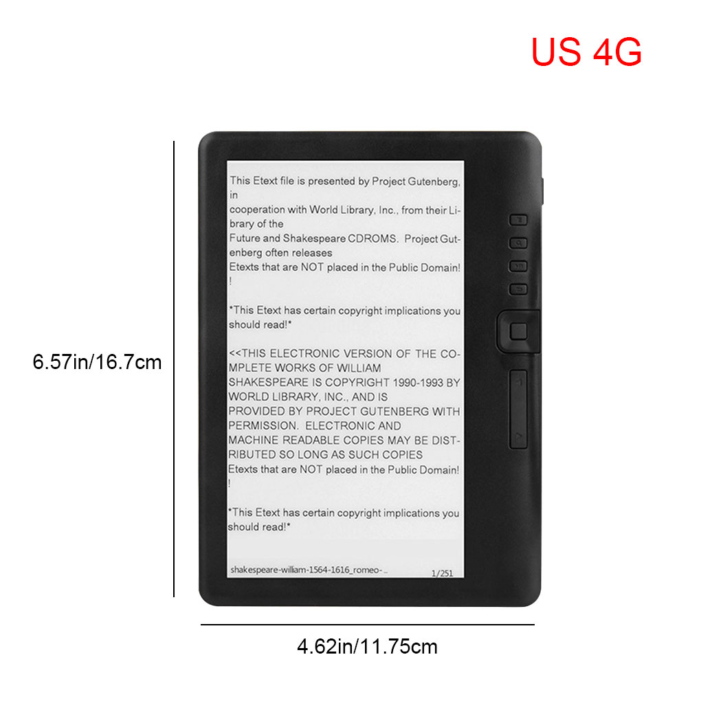E-Book-Reader mit 7-Zoll-HD-TF – Music Audiobook Bewertung und Preis