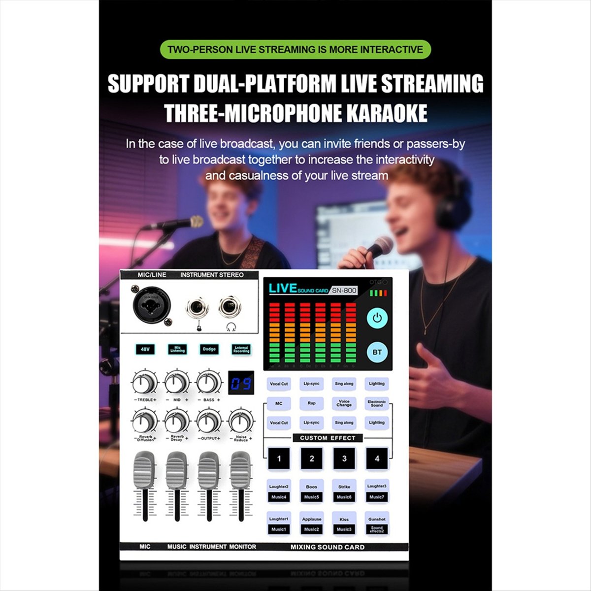 DT77 SN800 Live-Soundkarte Sti – Audio Music Changer Bewertung und Preis