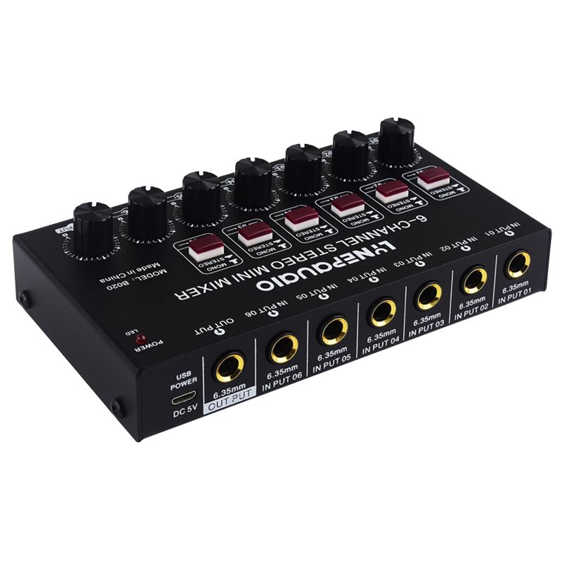 Exquisite-Mini 6-Kanal Stereo- – Audio Music Instrumental Bewertung und Preis